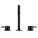 BAI 0607 Two Handles Contemporary Bathroom Faucet in Matte Black Finish