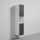 BAI Monza 16-inch Floating Bathroom Side Cabinet with Two Reversible Doors