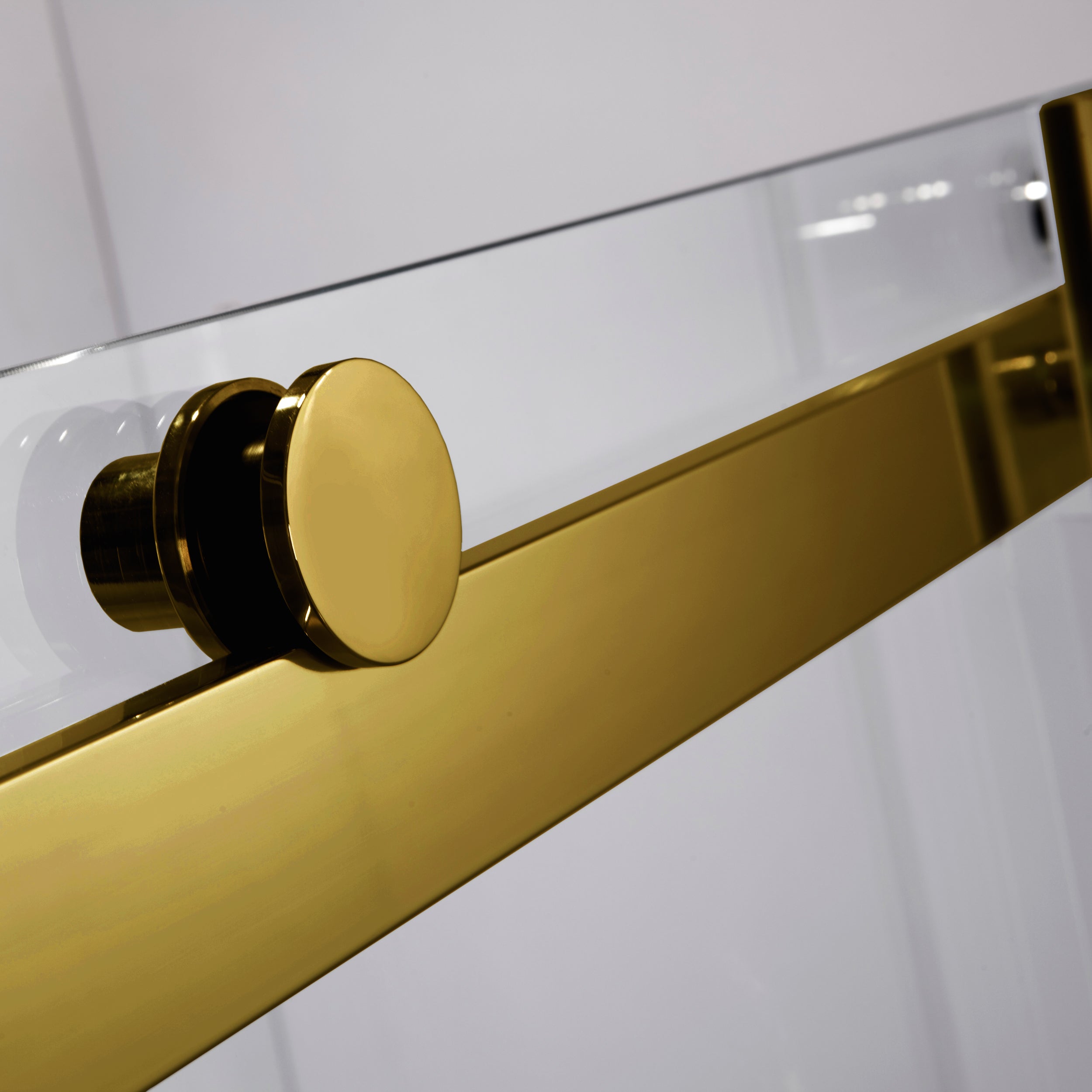 BAI 0920 Frameless 72-inch Sliding Glass Shower Enclosure (Brushed