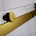 BAI 0920 Frameless 72-inch Sliding Glass Shower Enclosure (Brushed Gold)