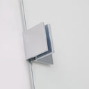BAI 0954 Frameless 32-inch Glass Shower Enclosure Reversible Side Panel