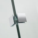 BAI 0954 Frameless 32-inch Glass Shower Enclosure Reversible Side Panel