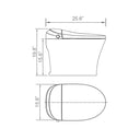 BAI 1002 Contemporary Tankless Smart Toilet