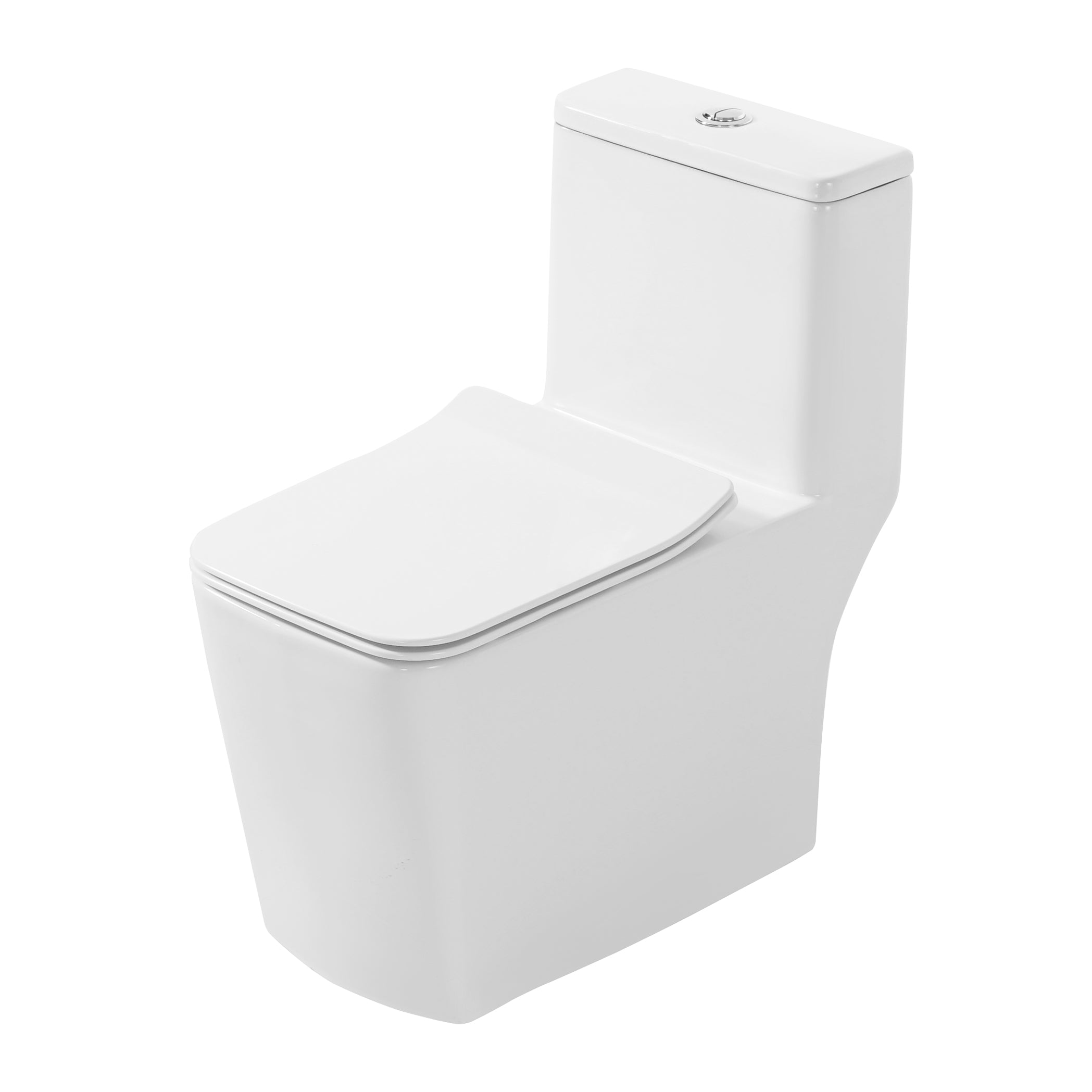 BAI 1005 Contemporary Toilet – One Piece Dual Flush with Soft-Close Seat