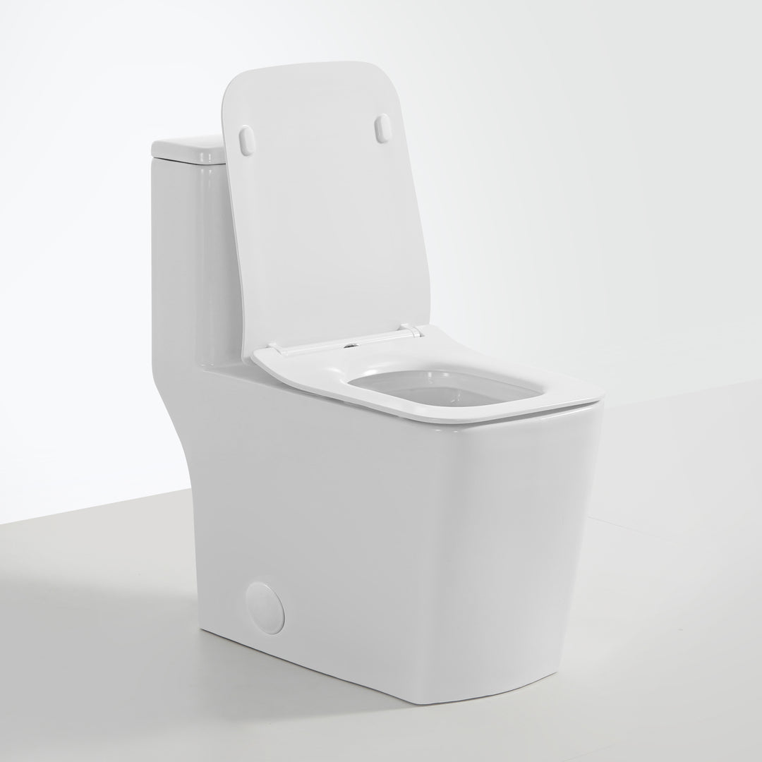 BAI 1005 Contemporary Toilet – One Piece Dual Flush with Soft-Close Seat