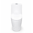 Front view of BAI 1009 Contemporary Toilet – One Piece Dual Flush with Soft-Close Seat