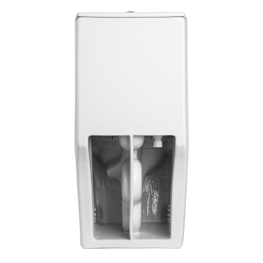 BAI 1011 Contemporary Toilet – One Piece Dual Flush with Soft-Close Seat (10-inch Rough-In)