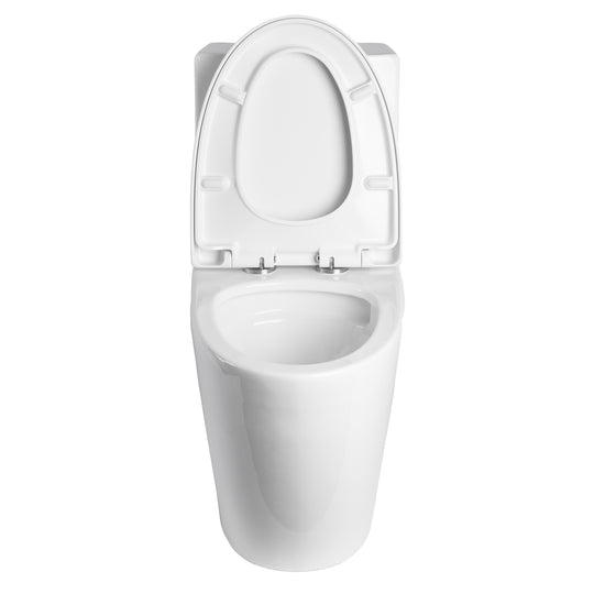 BAI 1011 Contemporary Toilet – One Piece Dual Flush with Soft-Close Seat (10-inch Rough-In)
