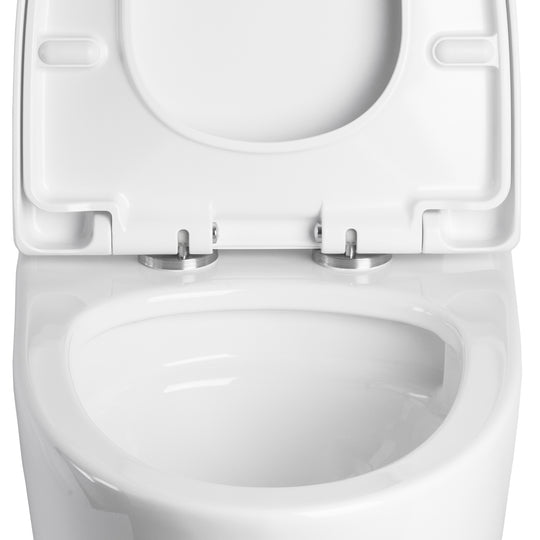 BAI 1011 Contemporary Toilet – One Piece Dual Flush with Soft-Close Seat (10-inch Rough-In)