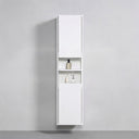 BAI Monza 16-inch Floating Bathroom Side Cabinet with Two Reversible Doors
