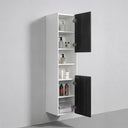 BAI Monza 16-inch Floating Bathroom Side Cabinet with Two Reversible Doors