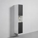 BAI Monza 16-inch Floating Bathroom Side Cabinet with Two Reversible Doors