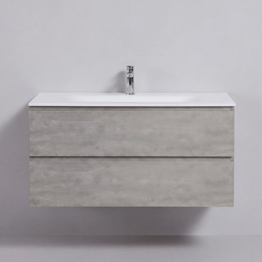 BAI Sonoma 42-inch Floating Bathroom Vanity with Matte White Sink
