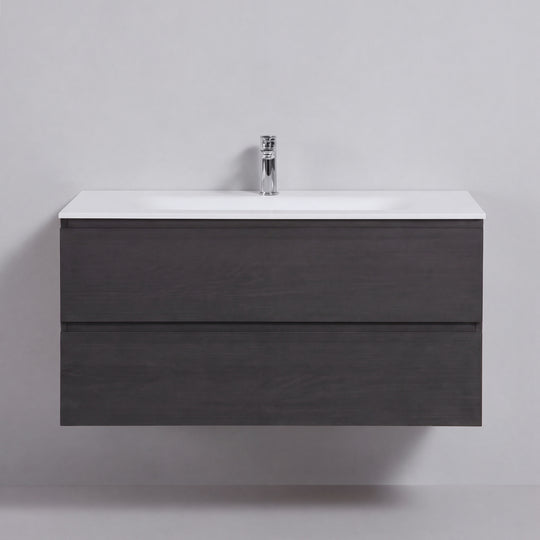 BAI Sonoma 42-inch Floating Bathroom Vanity with Matte White Sink