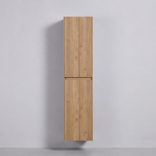 BAI Sonoma 16-inch Floating Bathroom Side Cabinet with Two Reversible Doors