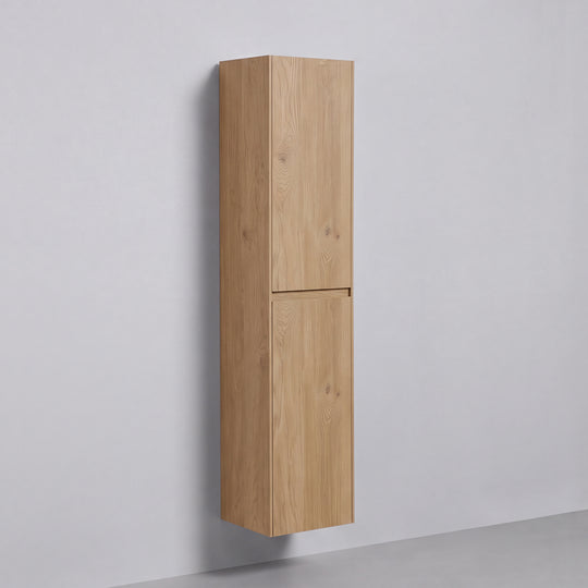 BAI Sonoma 16-inch Floating Bathroom Side Cabinet with Two Reversible Doors