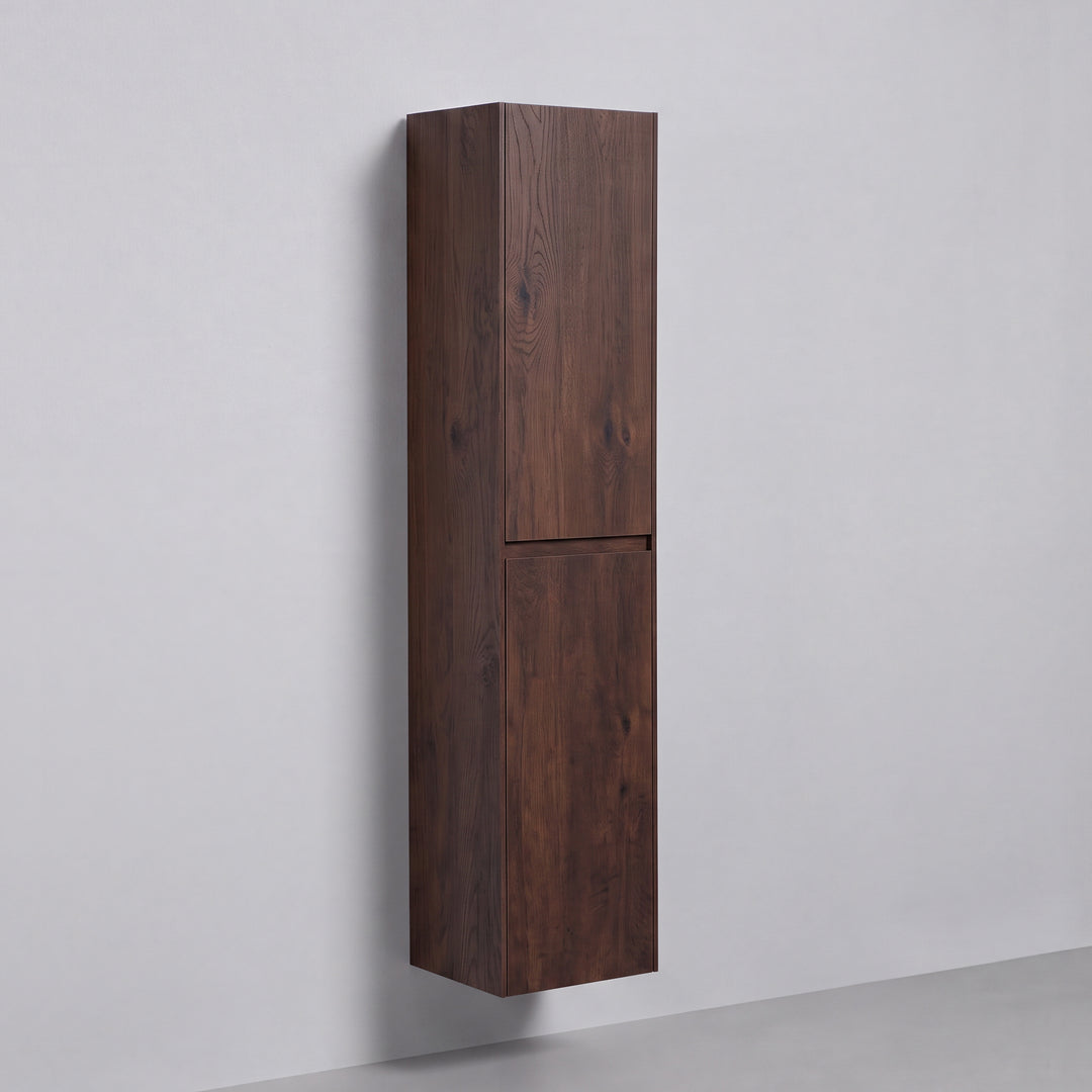 BAI Sonoma 16-inch Floating Bathroom Side Cabinet with Two Reversible Doors