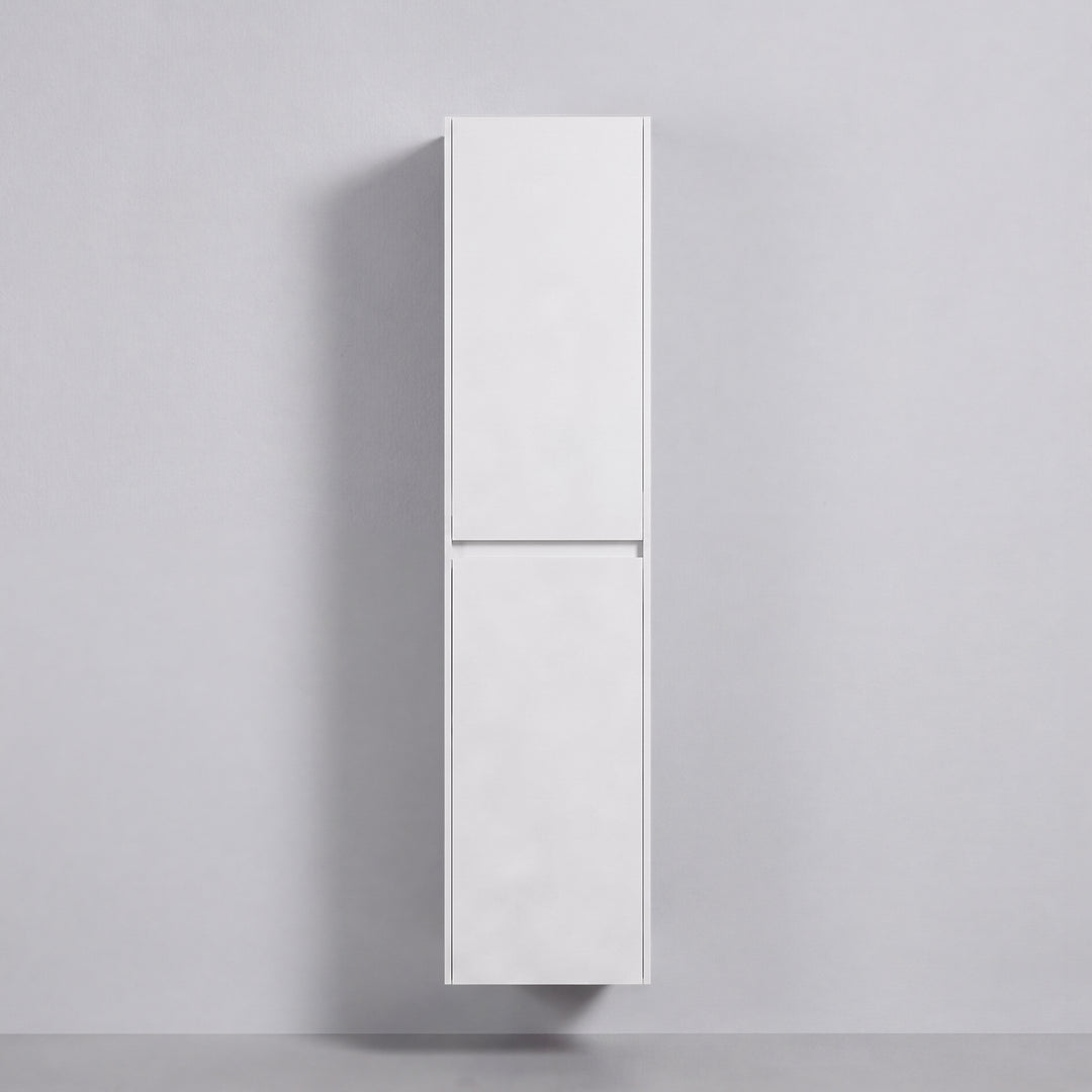 BAI Sonoma 16-inch Floating Bathroom Side Cabinet with Two Reversible Doors