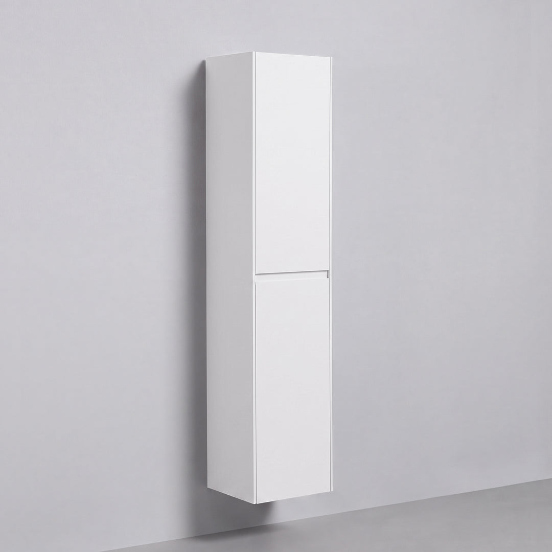 BAI Sonoma 16-inch Floating Bathroom Side Cabinet with Two Reversible Doors