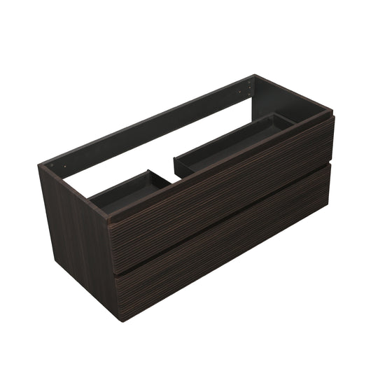 BAI Spa 47-inch Floating Bathroom Vanity with Matte White Sink