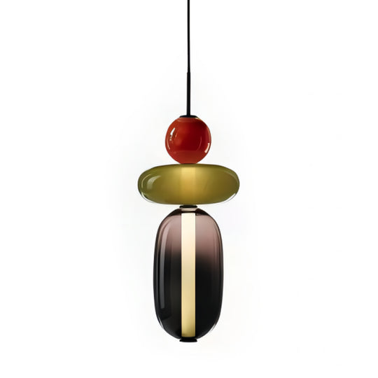 BAI 1301 Stained Glass 7" Pendant Light with Integrated LED