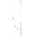 BAI 1304 Stained Glass 7" Pendant Light with Integrated LED