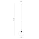 BAI 1305 Stained Glass Round 8" Pendant Light with Integrated LED