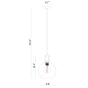 BAI 1310 Matte Glass 10" Pendant Light with Integrated LED