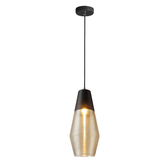 BAI 1312 Glass Metal 6" Pendant Light with Integrated LED