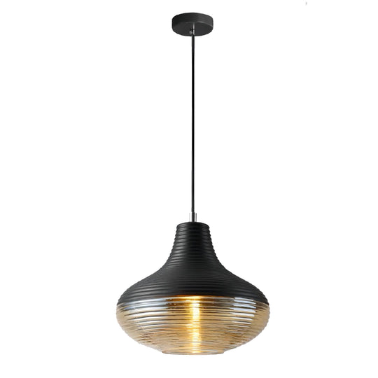 BAI 1313 Glass Metal 10" Pendant Light with Integrated LED