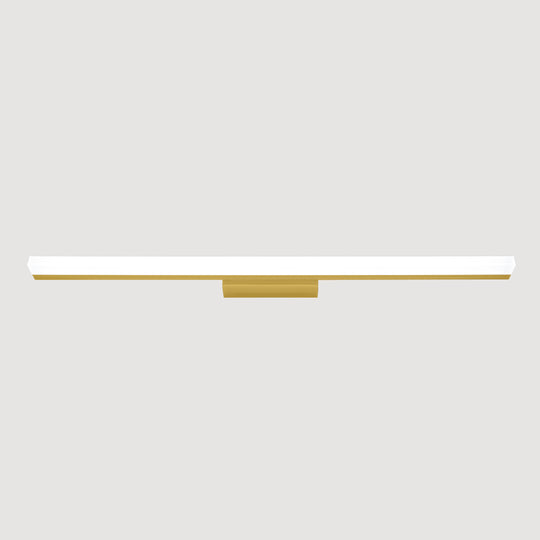 BAI 1316 LED 32" Mirror Lamp in Brushed Gold Finish