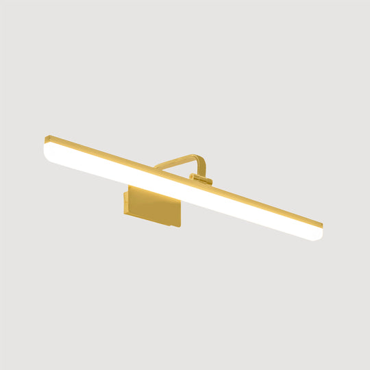 BAI 1320 LED 32" Mirror Lamp in Brushed Gold Finish