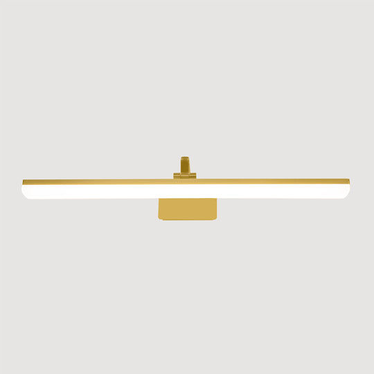 BAI 1320 LED 32" Mirror Lamp in Brushed Gold Finish