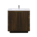 BAI Imola 32-inch Freestanding Bathroom Vanity with Gloss White Sink