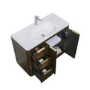 BAI Imola 40-inch Freestanding Bathroom Vanity with Gloss White Sink