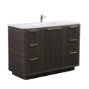 BAI Imola 47-inch Freestanding Bathroom Vanity with Gloss White Sink