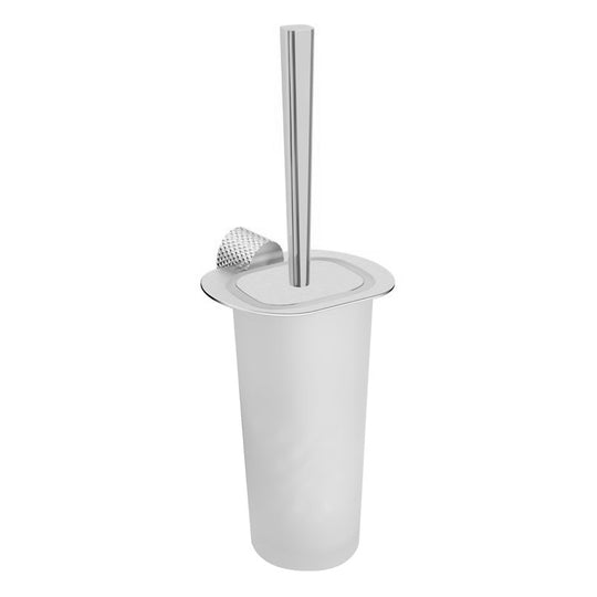 BAI Zen Transitional Bathroom Toilet Brush and Holder Set