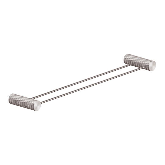 BAI 1483 Double Towel Bar 24-inch in Brushed Nickel Finish