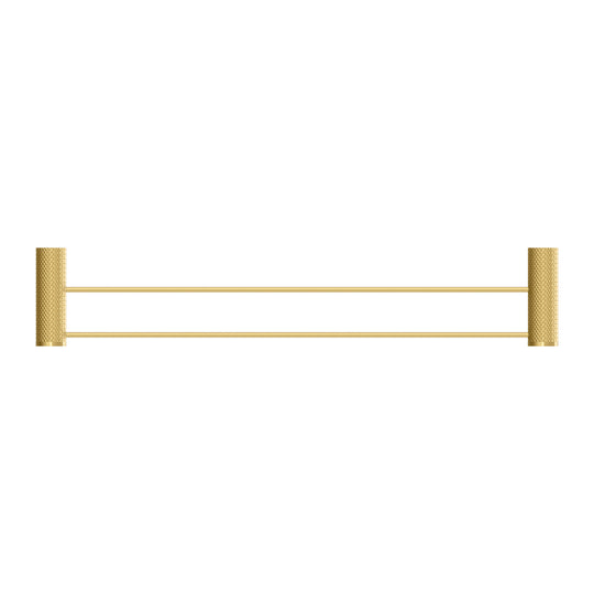BAI 1497 Double Towel Bar 24-inch in Brushed Gold Finish