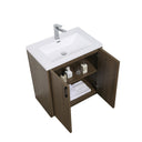 BAI Novo 30-inch Freestanding Bathroom Vanity with Gloss White Sink
