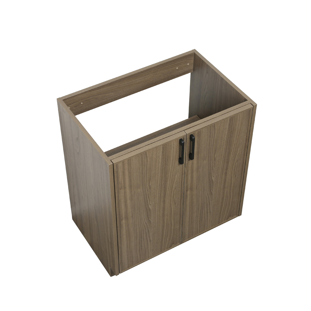 BAI Novo 30-inch Freestanding Bathroom Vanity with Gloss White Sink