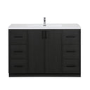 BAI Novo 47-inch Freestanding Bathroom Vanity with Gloss White Sink
