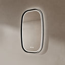 BAI 24-inch LED Bathroom Mirror with Anti Fog and Black Lit Frame