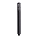 BAI 44002 slim modern handheld shower wand in matte black finish with gray rubber easy to clean nozzles.