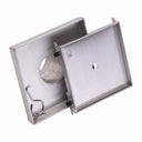BAI 47000 Stainless Steel 5-inch Tile Insert Square Shower Drain shown against a white plain background.