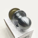 AHS Passage Door Knob Set (RDTK-02-PS Satin Chrome)