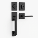 AHS Passage Door Handle Set (DH05 Flat Black)