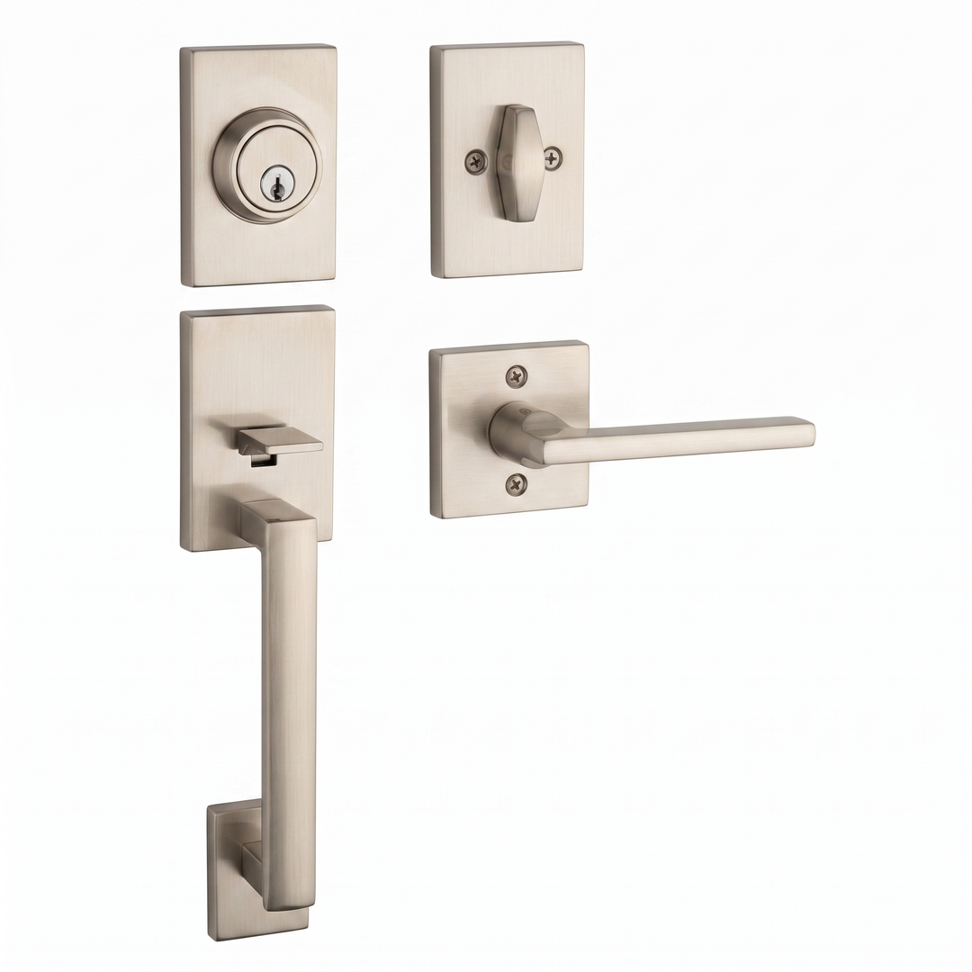 AHS Passage Door Handle Set (DH05 Satin Nickel)