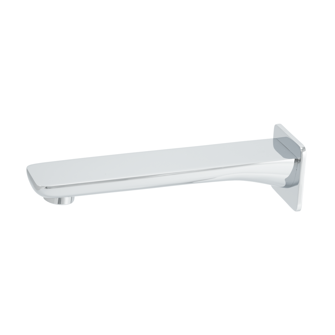 BAI 0149 Solid Brass Wall Mounted Tub Spout in Polished Chrome Finish