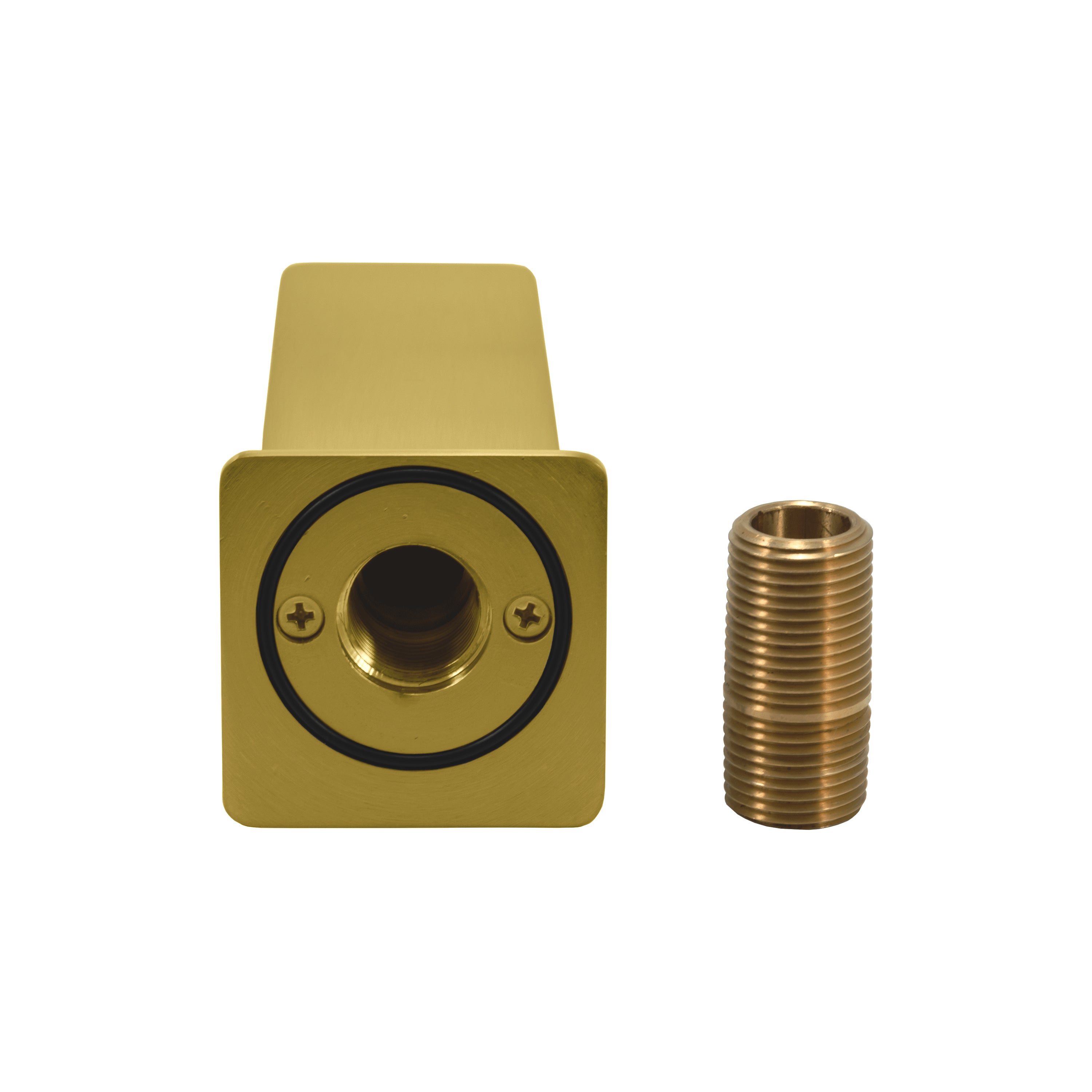 B7103 Antique Brass, Square Single Loop, Solid Brass-LL
